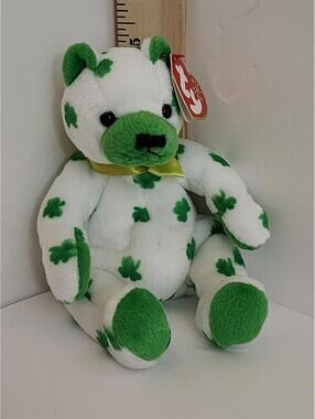 Clover Ty Beanie Baby Shamrock the Bear Plush